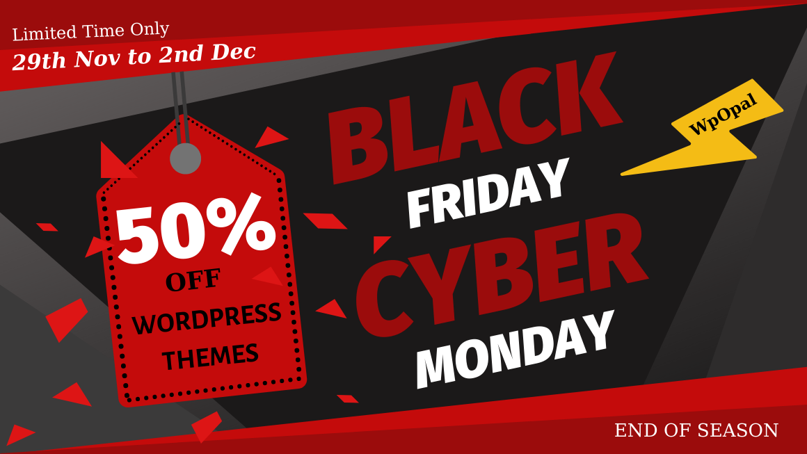 Best WordPress Themes Sale for Cyber Monday & Black Friday 2019