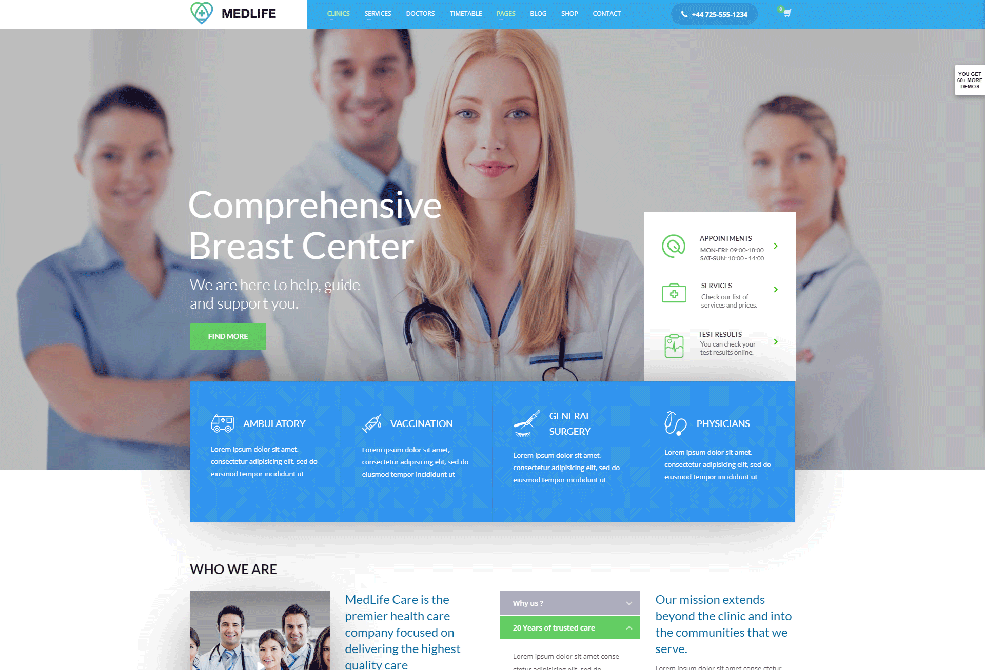 Kallyas doctor website design