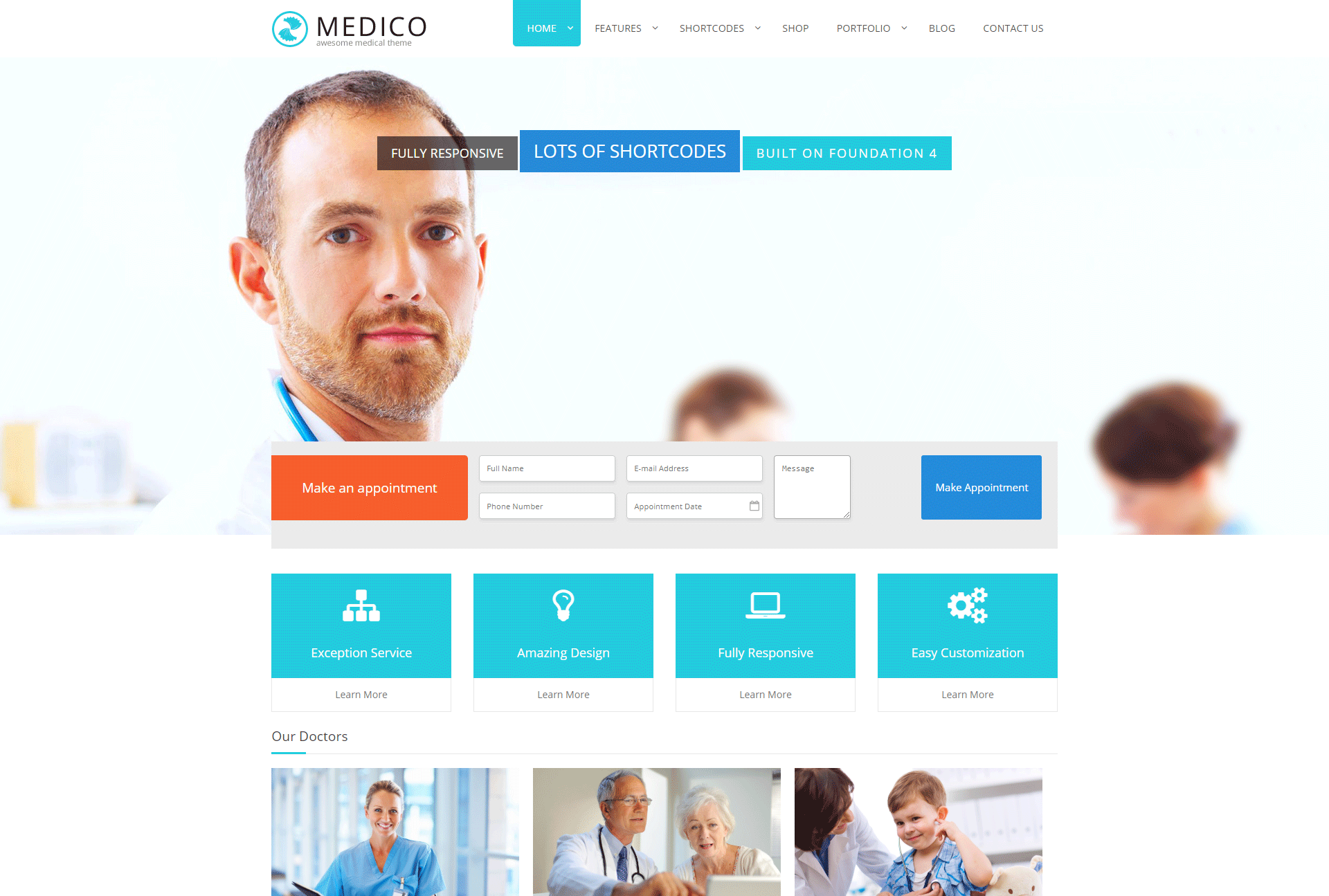 Medico medical hall WordPress theme