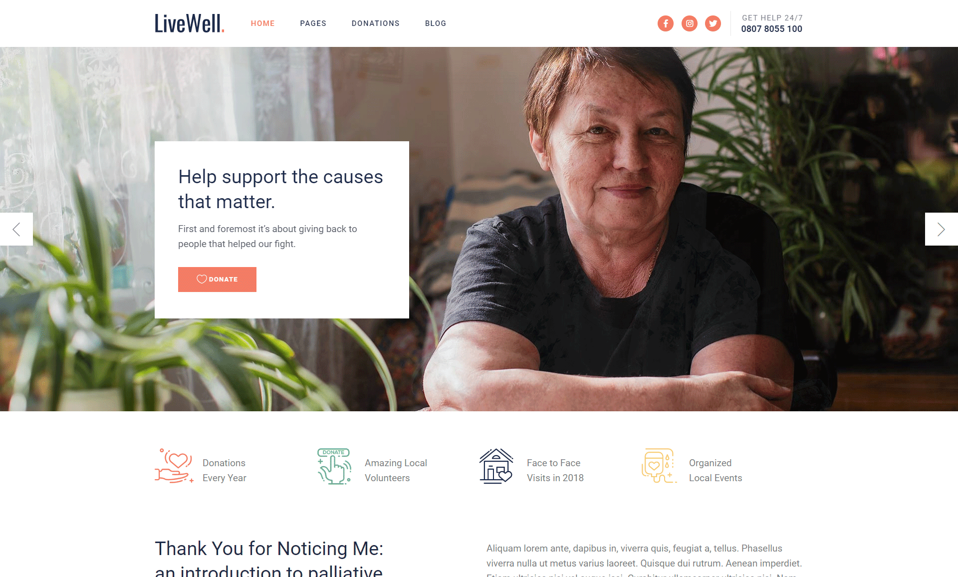 LiveWell - Senior Care Theme